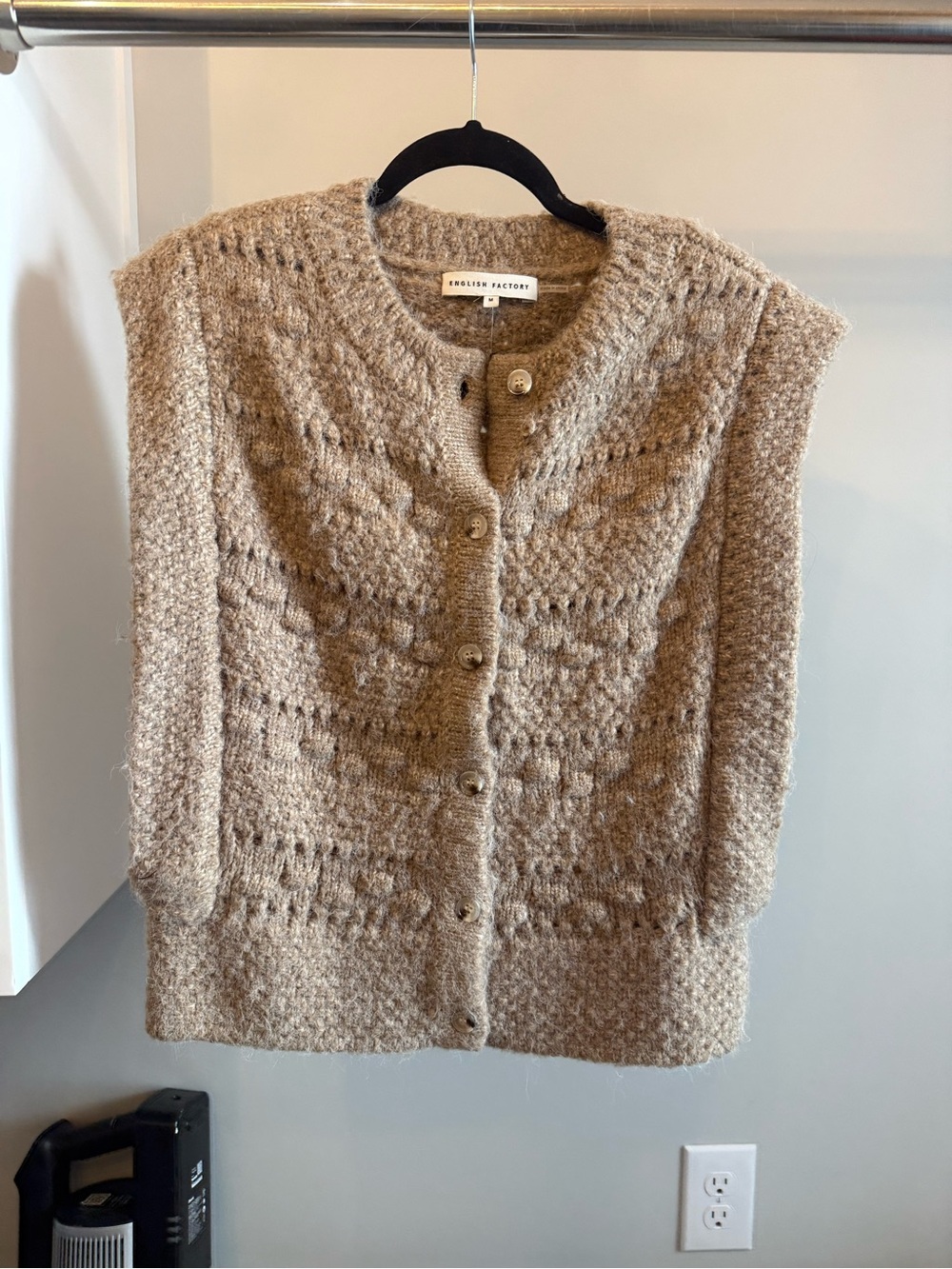 English Factory Tan Cardigan